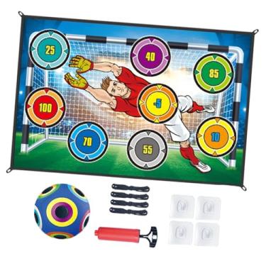 Imagem de menolana Jogo de Futebol com Tapete e Bola - Ideal para Arremesso ao Alvo, Treinamento e Festas - Acessórios Esportivos - Perfeito para Presentear no Natal ou, Style a