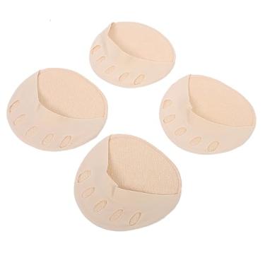 Imagem de Naroote Almofada do antepé Macia Elástica para Sapatos de Salto Alto Patch para Alívio Dor do Estresse para Mulheres 2 Pares Preto 3,3 X, pol. para Sapatos Nude, de Salto Alto (#1)