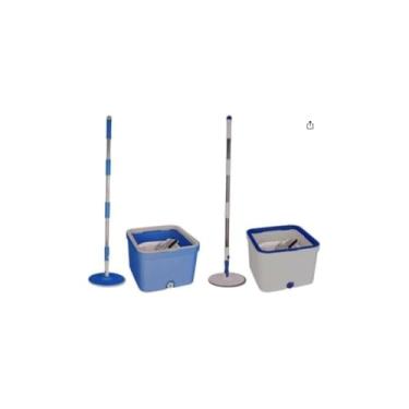 Imagem de Mop Giratório com Balde Separador, Sistema 360 Graus, Cabo Extensível 98-123cm, Microfibra, Capacidade 4L, para Pisos Frios, Sintéticos e Madeira