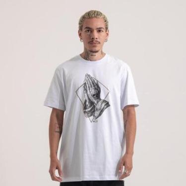 Imagem de Camiseta Mcd Aviamentacao Maos Rezando (Preto)-Masculino