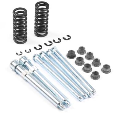 Imagem de Kit de dobradiça porta Carro reparos pino e bushing roda dianteira com substituição mola Compatível caminhão C1500 1988