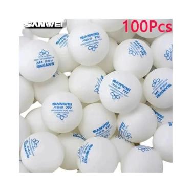 Imagem de Bolas De Tênis De Mesa Profissionais SANWEI 40 plus Em Material ABS, B