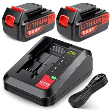 Imagem de Batería ARyee LB2X4020 6.0Ah 20V para Herramientas Black and Decker