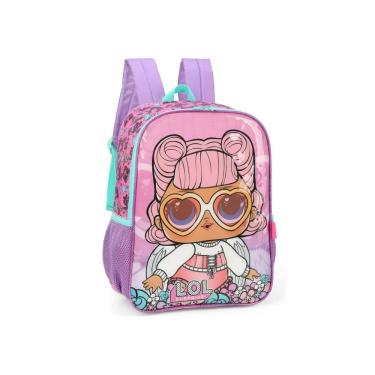 Imagem de Mochila De Costas Luxcel Lol Surprise Rosa 41x30x14cm