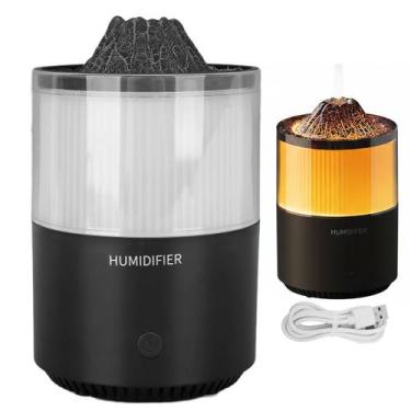 Imagem de Umidificador Luminaria Vulcao Purificador Ar Aromatizador Climatizador