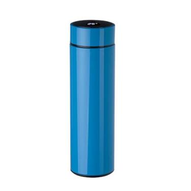 Imagem de Garrafa Térmica em Aço Inoxidável com Display Indicador, Colors Fresh, 450ml