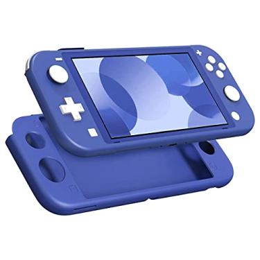 Imagem de MoKo Capa protetora para Switch Lite, capa protetora de borracha de silicone, capa antiderrapante com absorção de choque compatível com console Switch Lite - azul