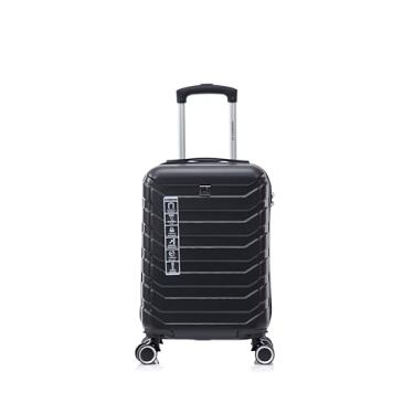 Imagem de ALLABARD Mala de Bordo 8kg em ABS Rígido com Rodinhas 360 Padrão ANAC Mala de Mão e Cadeado Numérico com Senha - P015 (18) (Preto)