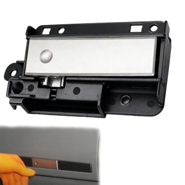 Imagem de MINETPS 15914995 Alça de trava do compartimento do porta-luvas compatível com Chevy Silverado GMC Sierra 1500 2500 HD 3500 HD 3500 HD 2007-2014 Maçaneta de fechadura de porta #15914996 GM2964101 74375