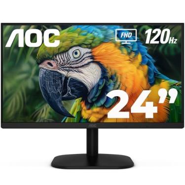 Imagem de AOC Monitor LED 24B35H3 61.0 cm IPS Full HD (1920 x 1080) 120Hz, sincronização adaptável, VGA e HDMI, sem cintilação, baixa luz azul, pronto para HDR, VESA, ajuste de inclinação, ecológico