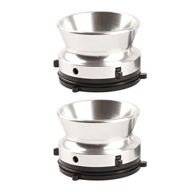 Imagem de Generic Adaptadores de Cubo Studer Revox NAB Liga de Alumínio Abridor de 10 ", Dispositivo de Carregamento Compatível Com 2 Pacotes para Akai, Estrutura Forte (Prata)