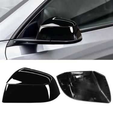 Imagem de Jaronx Compatível com Tesla Model Y Juniper Mirror Cover Replacement 2025 2026, lado esquerdo do motorista Clip-on tampa do espelho retrovisor para Tesla Model Y Juniper Accessories 1963538-D4-B