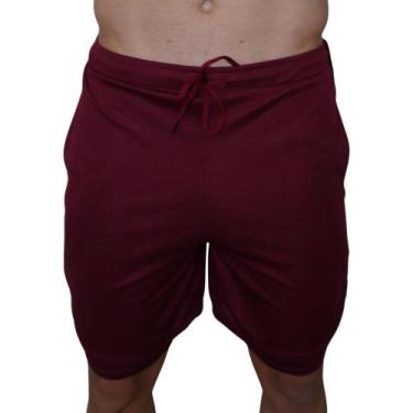 Imagem de Shorts Duplo 2 Em 1 Para Corrida United, Vinho, G
