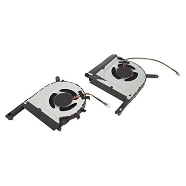 Imagem de Cryfokt Ventilador de Resfriamento Compacto para Laptop TUF Dissipação de Calor Rápida Conector de 4 Pinos Ventilador Refrigerador de Computador para TUF A15 A17 FA706Q FA506Q FA506QR FA506 (CPU e