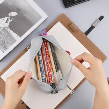 Imagem de Estojo pequeno para lápis, estojo de lápis, bonito, organizador de canetas estéticas para bolsa de moedas, bolsa de cosméticos