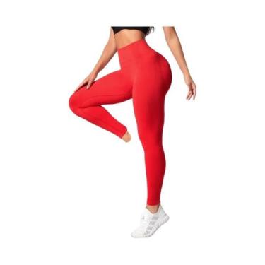 Imagem de Leggings sem costura cintura alta para as mulheres, leggings sexy para