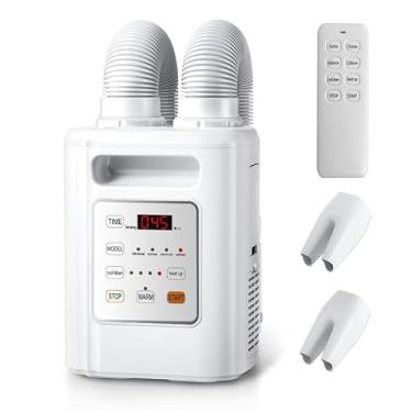 Imagem de Aquecedor de cobertor de controle remoto portátil, ar quente confortável, absorvente e secagem de suor, adequado para mudanças climáticas, adequado para todas as estações, pode secar sapatos, roupas