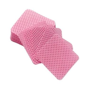 Imagem de 50 Lenços Super Absorventes Sem Pelos Para Remoção De Esmalte Em Gel, 
