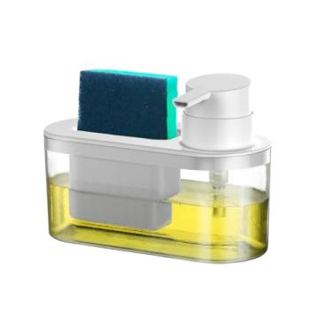 Imagem de Porta Detergente/Esponja com Dispenser, Vs, Off-White, Branco