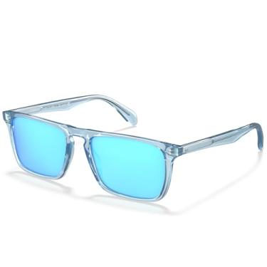Imagem de Óculos de Sol CARFIA CA53572 Masculino - Retrô Moderno e Estiloso com Lentes Polarizadas, Proteção UV e Armação em Acetato de Acabamento Artesanal