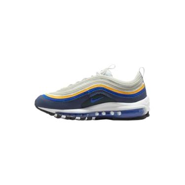 Imagem de Nike Tênis masculino Air Max 97 (criança grande) branco / azul corredor/azul difuso 34 criança grande M, Branco Summit/azul racer/azul difuso, 18