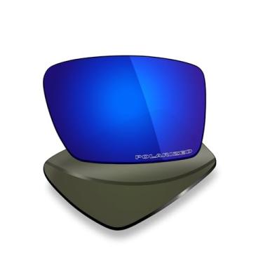 Imagem de Mryok Lentes de reposição polarizadas Plus para óculos de sol Costa Del Mar Blackfin, HD Polarized, proteção UV, resistente a impactos e ajuste perfeito - azul escuro