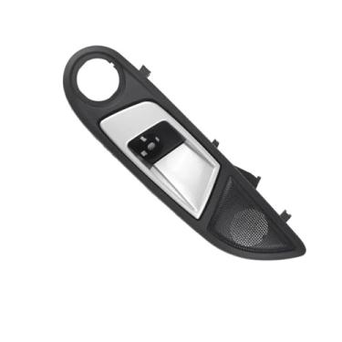 Imagem de Conjunto da maçaneta da porta interna traseira dianteira do carro esquerda direita dentro da maçaneta da porta compatível com Ford Fiesta 2009 2010 2011-2014 8A61-A22601 8A61-A2260(Front left)