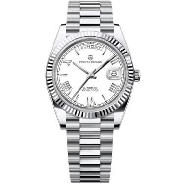 Imagem de LACZ DENTON Pagani Design DD36 Relógio de pulso masculino automático de luxo AR vidro safira mecânico masculino 10bar ST16 Movt, PD1752-White-XXY