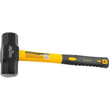 Imagem de Marreta Oitavada Com Cabo De Fibra Vonder 2 Kg