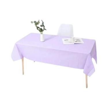 Imagem de Toalha De Mesa Plástica Reutilizável 137x183cm Livre De BPA Para Janta