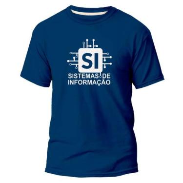 Imagem de Camiseta Algodão Premium Estampa DTF Sistema da Informação - Pavesi, A