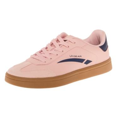 Imagem de L.A. Gear Nova Retro Tênis moderno feminino, Rosa/azul-marinho, 35
