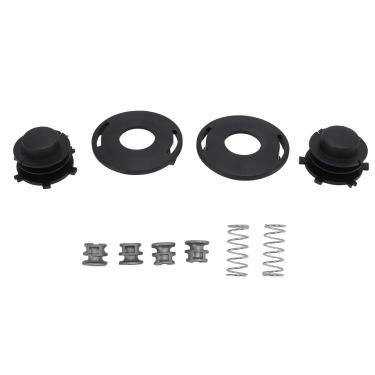 Imagem de Phefop 2 Carretéis da Cabeça do Aparador Dos Pces, Peças Plásticas Pretas do Carretel da Linha Cabeça Corda Comedor de Ervas Daninhas para a Maioria Uso Acessório