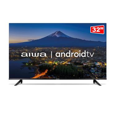 Imagem de Smart TV 32” HD D-LED AIWA IPS Wi-Fi Bluetooth - Google Assistente 2 HDMI 2 USB