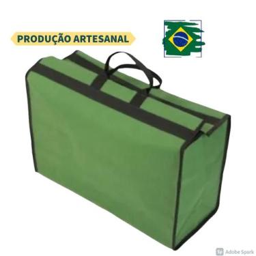 Imagem de Sacola de lona para supermercado feira ferramentas G Verde Ref 0002 - 