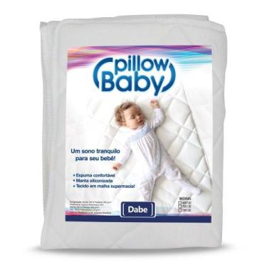 Imagem de Pillow Top Baby Infantil Mini Cama Branco Dabe com Elástico - 070x150,