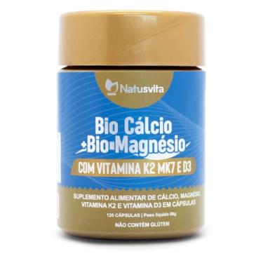 Imagem de Bio Cálcio + Magnésio Quelato + Vitamina D3 + K2 MK7 120 cápsulas