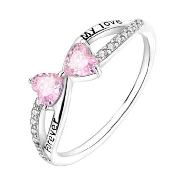 Imagem de Anel De Prata 925 Feminino Estrela Sol Borboleta Zircônia Joia De Noiv