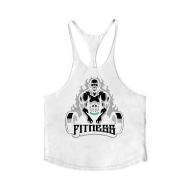 Imagem de Camiseta Regata Masculina De Algodão Com Alças Finas, Absorvente De Um