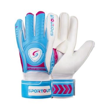 Imagem de Luvas De Goleiro De Futebol Respiráveis Com Látex De 4mm E Proteção Pa