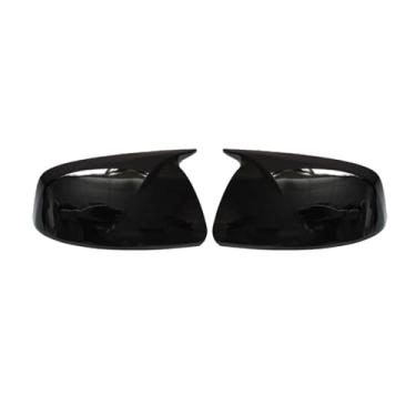 Imagem de Capa de espelho retrovisor de carro de fibra de carbono compatível com Benz AB Classe W169 A160 W245 2008-2012(Gloss Black)