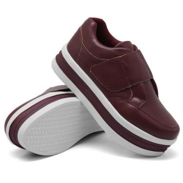 Imagem de Tênis Moda Casual Sneaker Chunky Feminino Sola Borracha Leve E Confort
