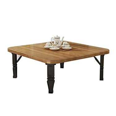 Imagem de ZXLPHA Mesa de centro pequena, mesa baixa japonesa/mesa de centro/mesa de estudo/mesa de jantar, para tatami, sala de estar, mesa de janela saliente, H30 cm