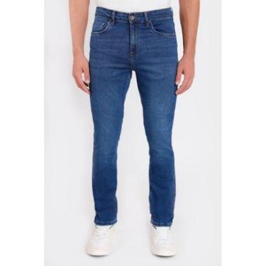 Imagem de Calça Aramis Jeans Slim Medium Blue Dirty Azul Médio-Masculino