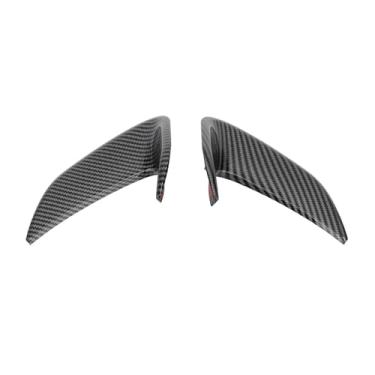 Imagem de Compatível com Yaris Cross 2020 2021 2 peças de acabamento do painel da maçaneta da porta interna - aparência de fibra de carbono, maçaneta da porta interna de substituição