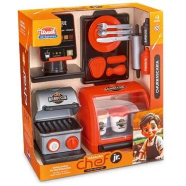 Imagem de Churrascaria do Chef Kit Brinquedo Faz de Conta para Crianças - Usual 