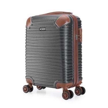 Imagem de Mala Spinner de Bordo Pequena Rodas 360° Swissport Reforçada Abs Resistente-Unissex