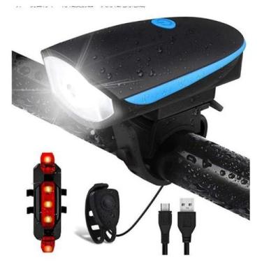 Imagem de Conjunto de luzes de bicicleta Salandens Luz USB recarregáve - J-One