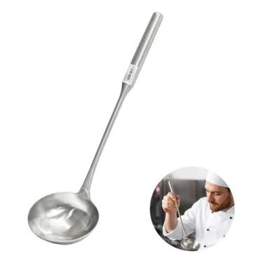 Imagem de Concha Feijão Profissional Inox Soldada 51x13cm Frigopro