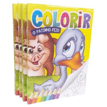 Imagem de Kit 32 Livros Contos Clássicos Ler Colorir Lembrancinha - Bicho Espert